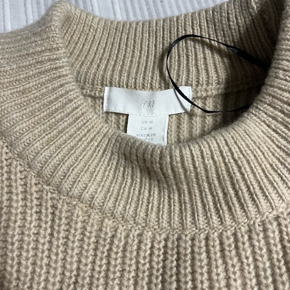 H&M Beige Ribbed Knit Sweater - Picture 2 of 4